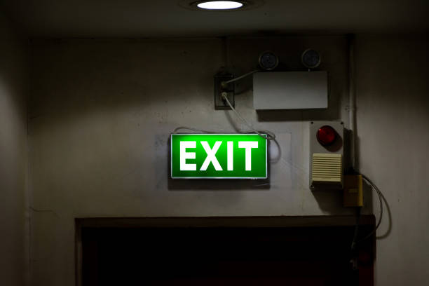 fire safety floor signs ideas