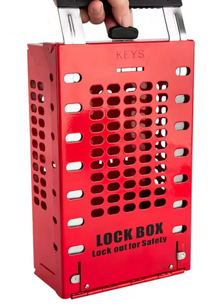 Safety Lockout Box - 14 Padlocks