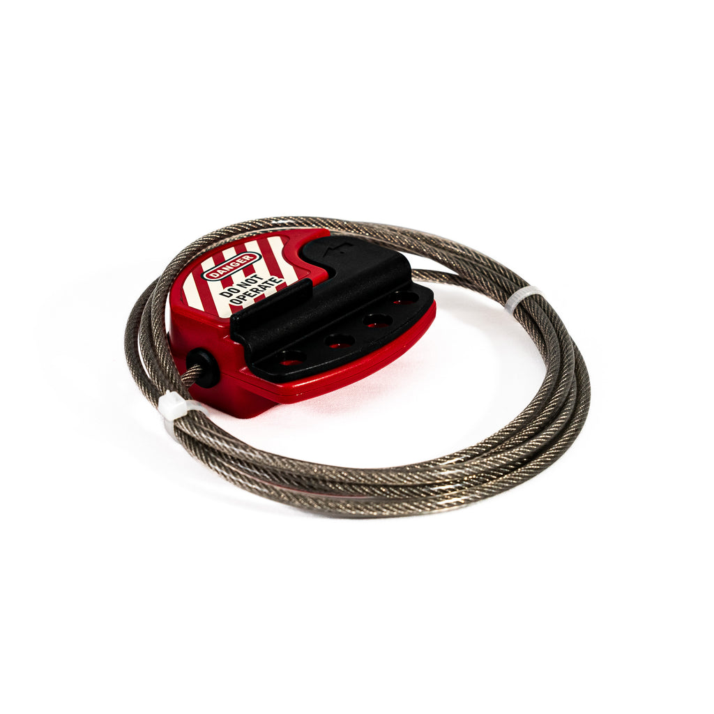 Adjustable Cable Lockout 4mm Steel Cable