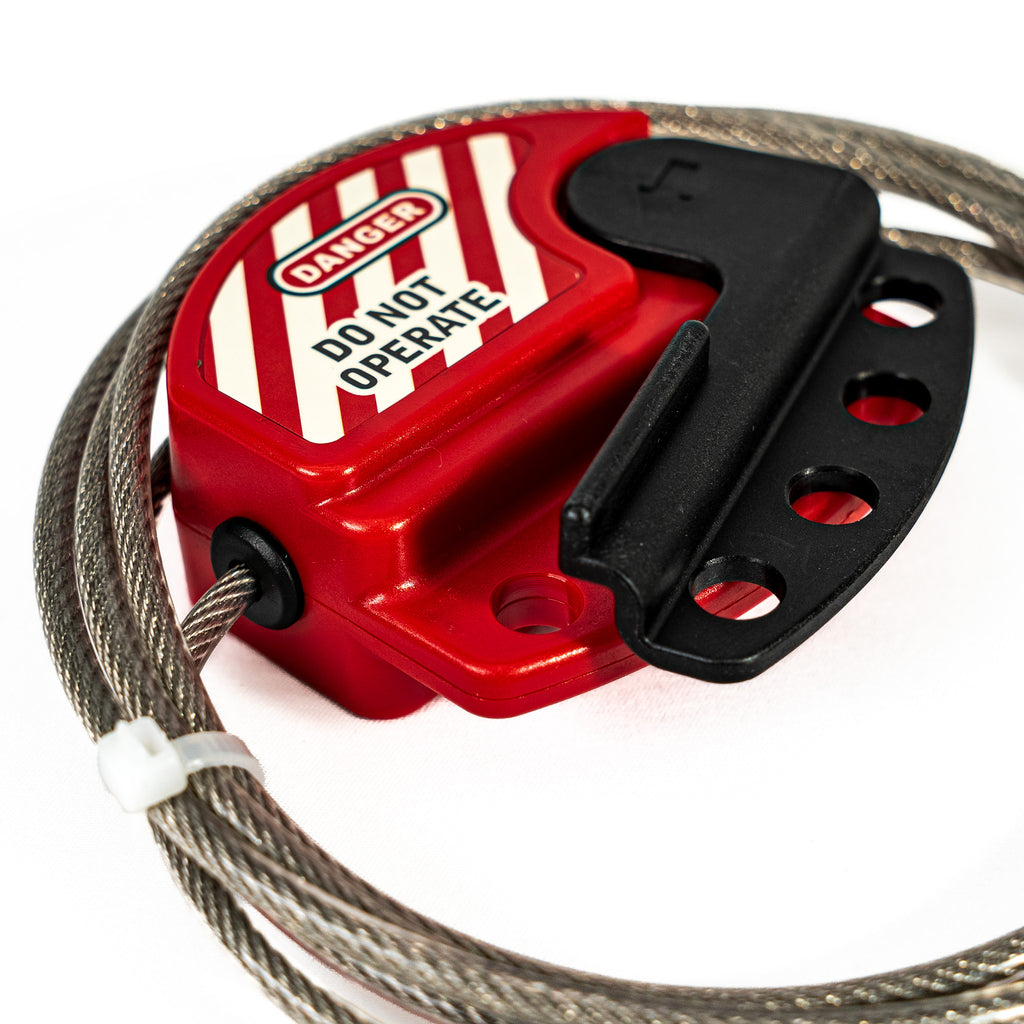 Adjustable Cable Lockout 4mm Steel Cable
