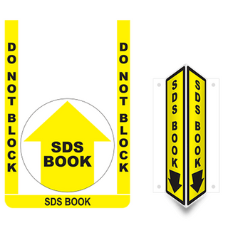 SDS Binder Floor Sign Bundle