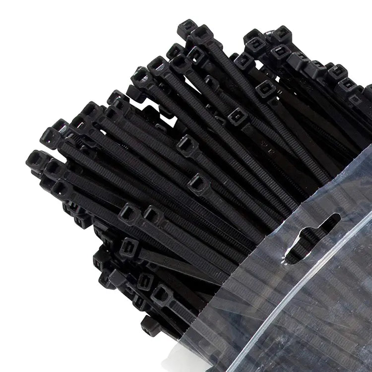 Archford 7.6 x 300mm Black Cable Tie