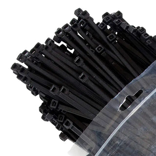 Archford 7.6 x 300mm Black Cable Tie