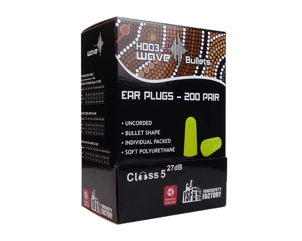 Wave Bullet Earplugs – 27dB
