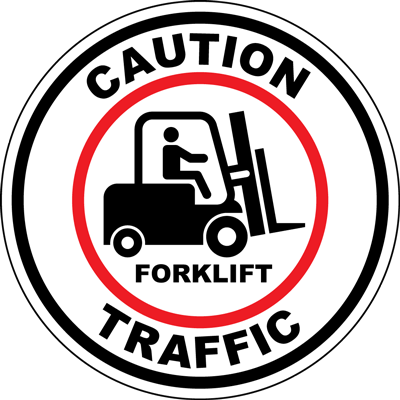 Caution Forklift Floor Sign | Archford