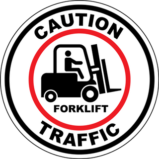 Caution Forklift Floor Sign | Archford