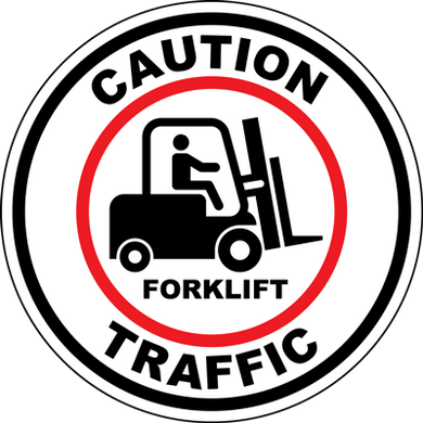 Caution Forklift Floor Sign | Archford