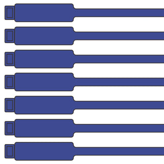 175mm Blank Inspection Rig Tag Blue