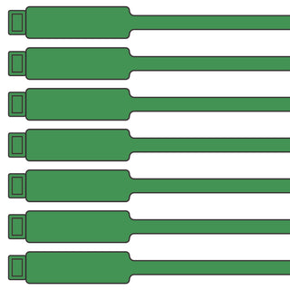 175mm Blank Inspection Rig Tag Green