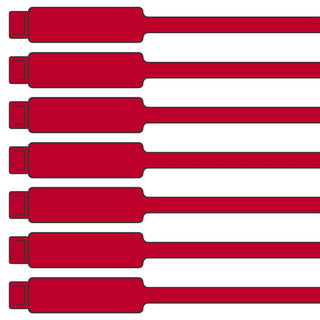 175mm Blank Inspection Rig Tag Red