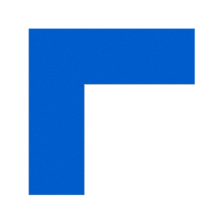 Blue Durable Floor Marking Corners (10 Pack)