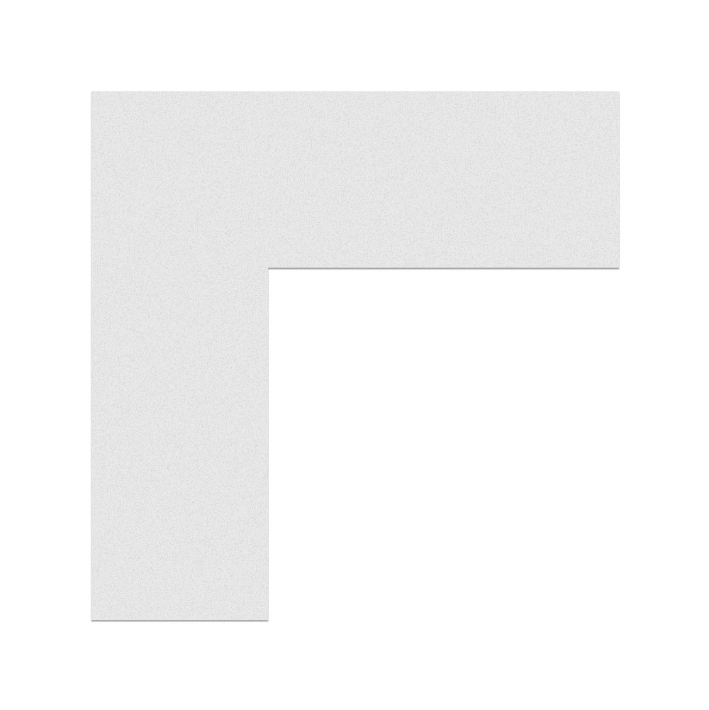 WHITE DURABLE FLOOR MARKING CORNERS