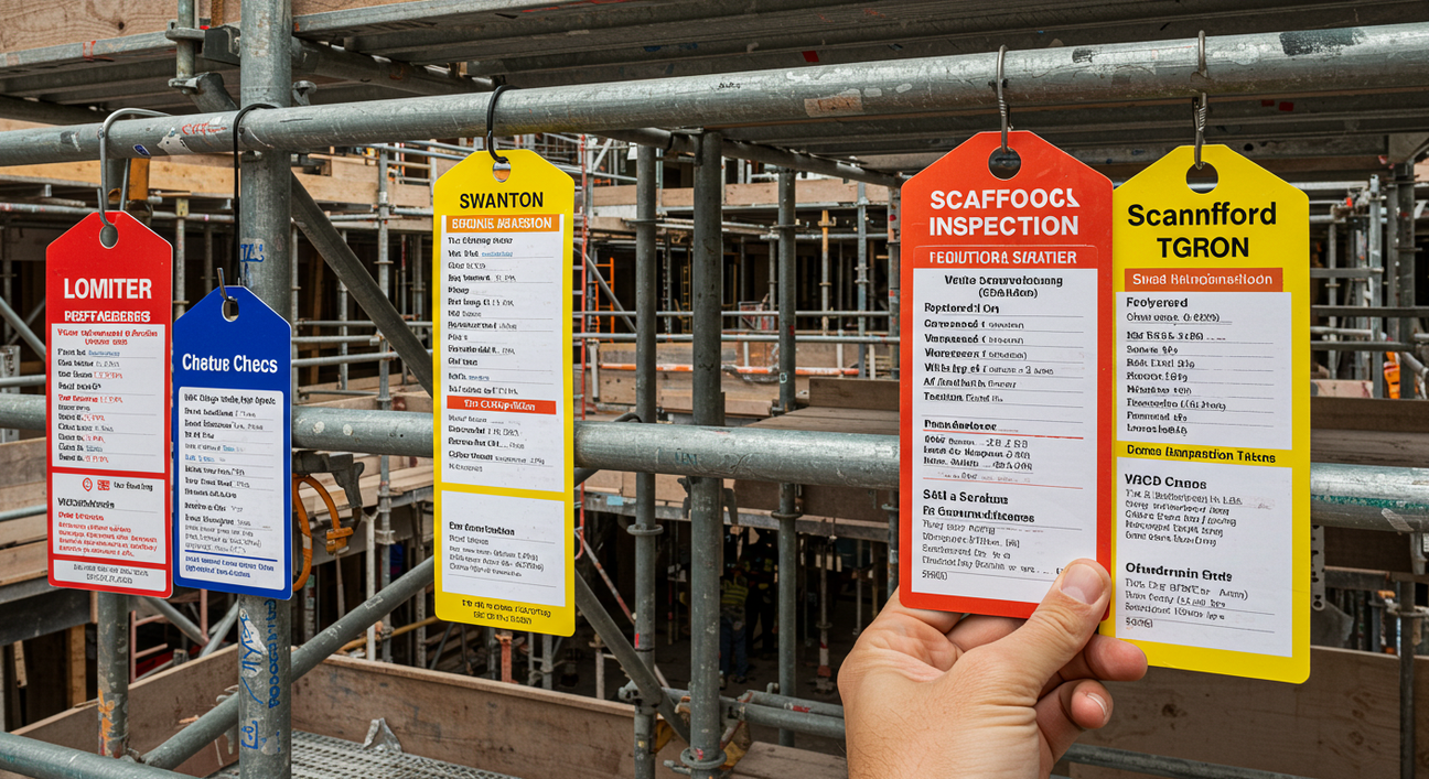 Scaffold Inspection Tags Usage for Safer Sites