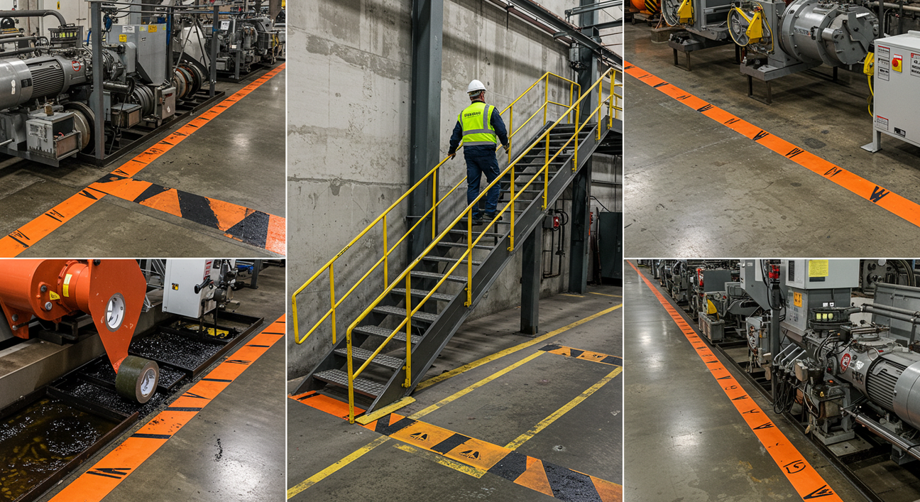 Anti-Slip Industrial Tape Ideas for Workplace Safety
