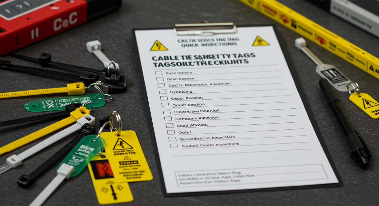 Cable Tie Safety Tags Checklist for Quick Inspections