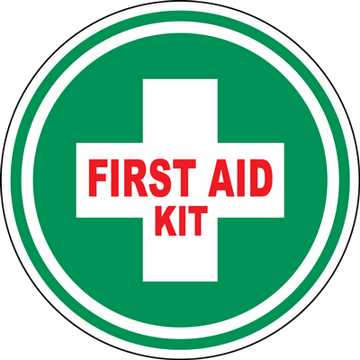 First Aid Floor Signs