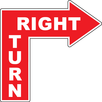 Directional Floor Signs