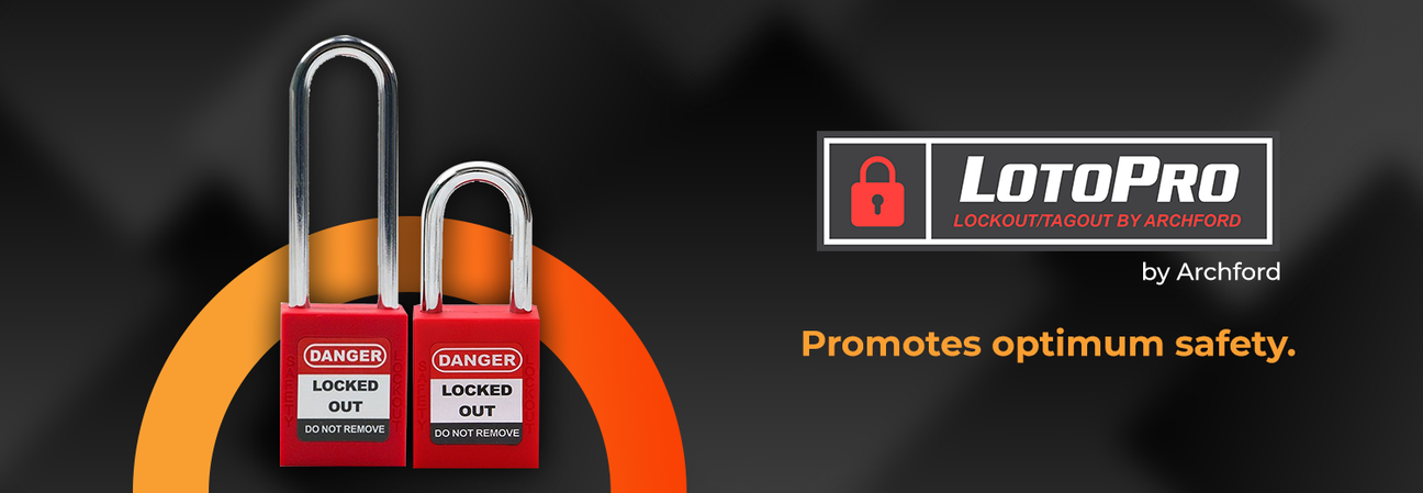 LotoPro |Archford | In-House Lockout Tagout Solutions – Safety and compliant identification products, label printing systems, custom safety labels. Floor marking & Wayfinding tapes. Industrial inspection tags and signs, electrical lockout/tagout products.