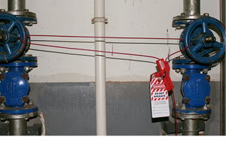 Scissor Cable Lockout with Insulated Cable