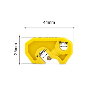 Yellow Miniature Circuit Breaker Lockdown