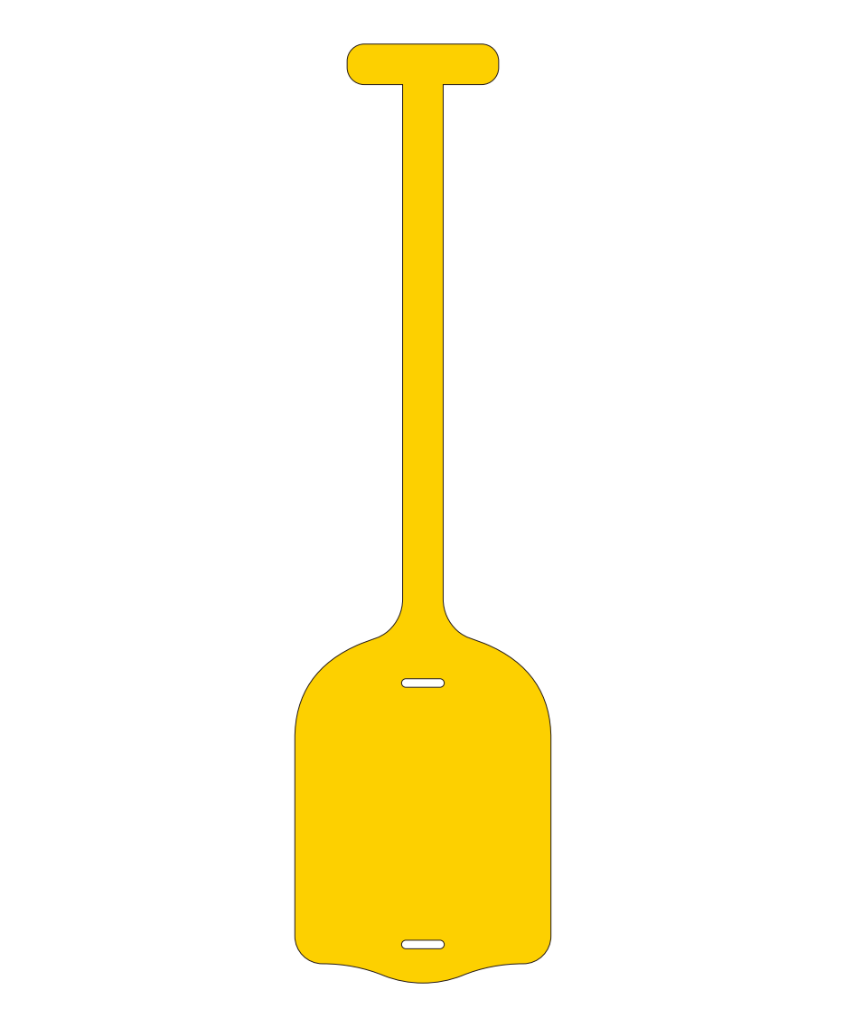 Blank Inspection Rubber Tags