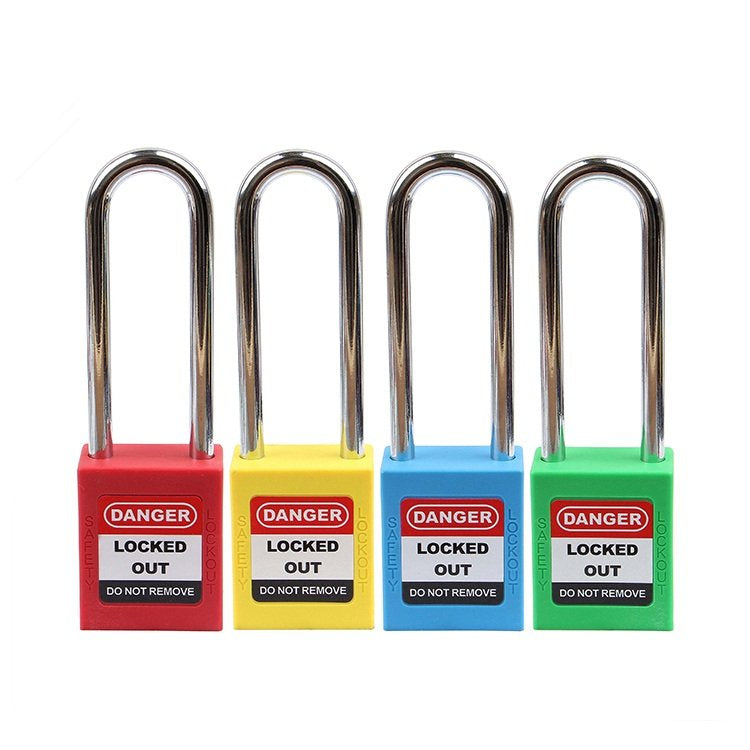 76mm Steel Lockout Padlock Colours