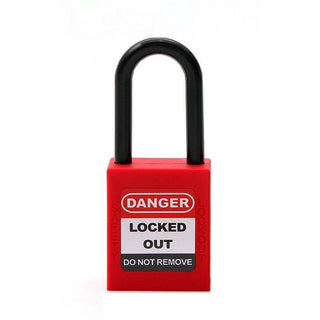 38mm Non-Conductive Lockout Padlock Red | Fast Shipping