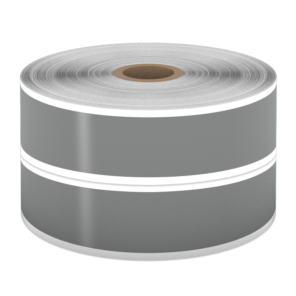 DuraLabel Bronco and Toro Max Consumable - Silver Grey Premium Vinyl Tape - T1-3005