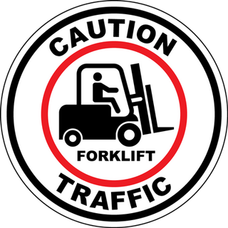 Caution Forklift Floor Sign | Archford 