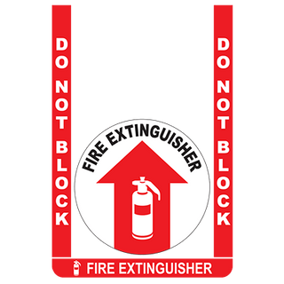 Fire Extinguisher Floor Sign Bundle