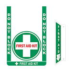 First Aid Kit Floor Sign Bundle