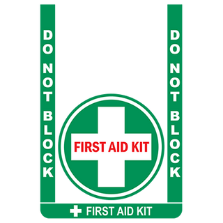 First Aid Kit Floor Sign Bundle