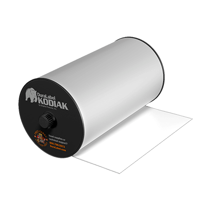 DuraLabel Kodiak Consumable - White Premium Vinyl Tape - K8-3001