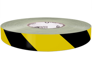 PathFinder RIGID Floor Marking Tape - Black/Yellow