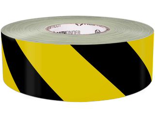 PathFinder RIGID Floor Marking Tape - Black/Yellow