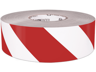 PathFinder RIGID Floor Marking Tape - Red/White