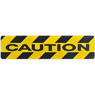 CAUTION Floor Marking - TREAD™ Anti-Slip Die-Cut Steps