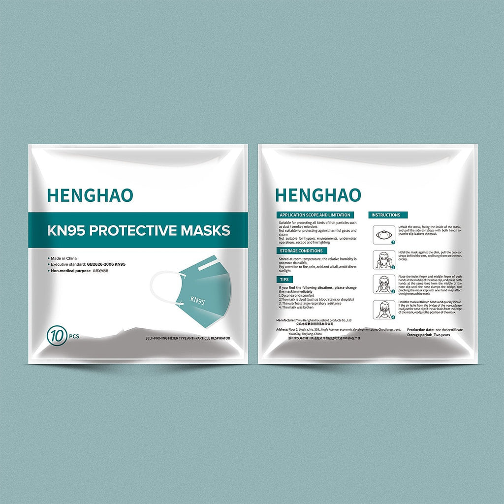 KN95 Face Mask Packaging