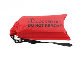 Red Small Safety Plug Lockout Isolation Bag | Lockout Tagout Archford 
