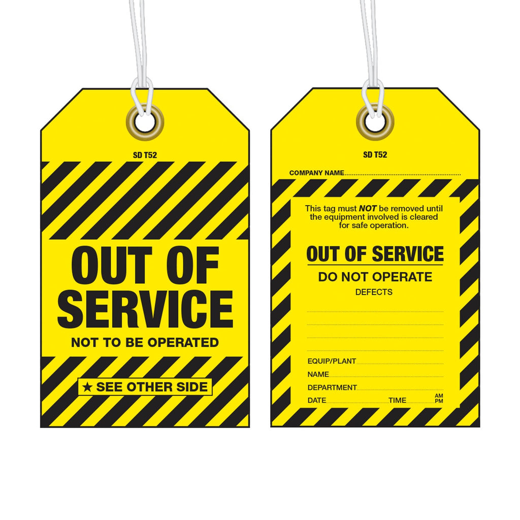 Archford Out of Service Poly Tag | Same day shipping
