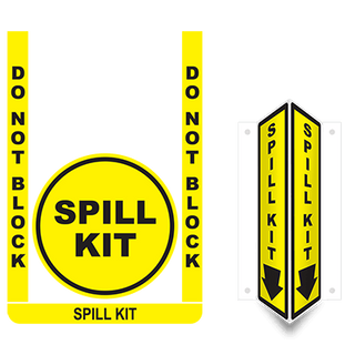 Spill Kit Floor Sign Bundle