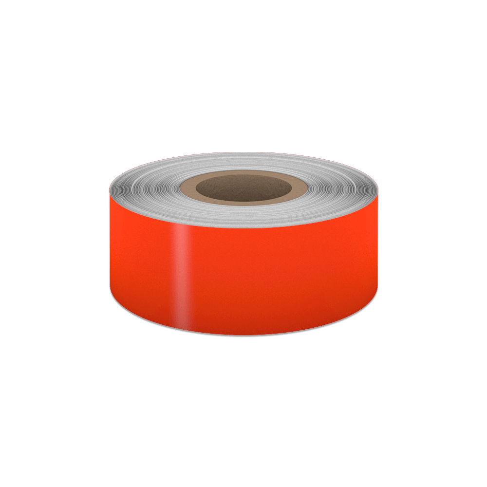 Red-Orange Fluorescent Outdoor HiViz Tape