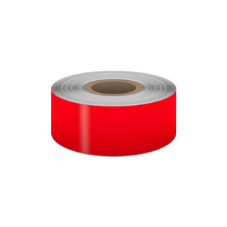 Red Fluorescent Outdoor HiViz Tape