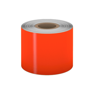 Red-Orange Fluorescent Outdoor HiViz Tape