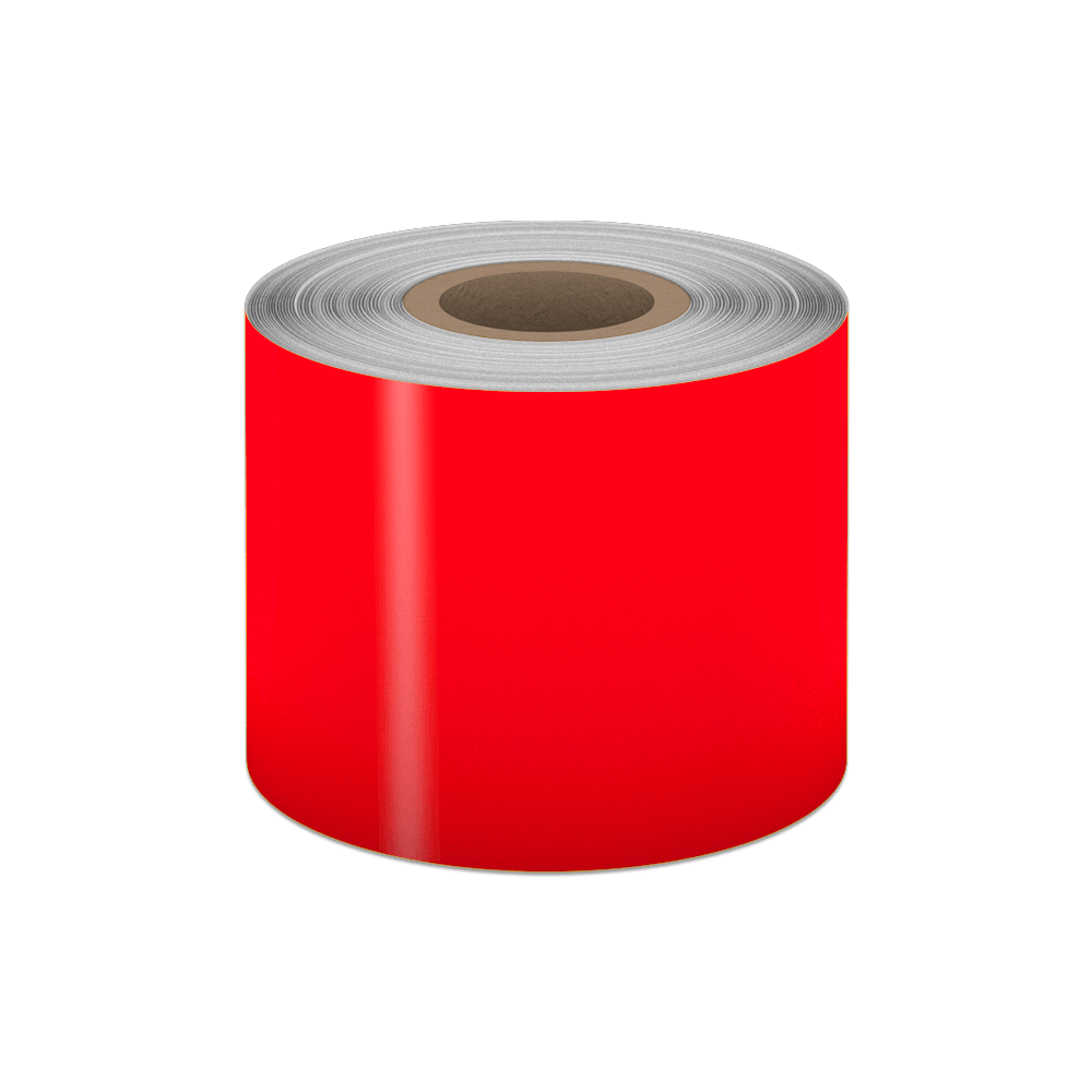 Red Fluorescent Outdoor HiViz Tape