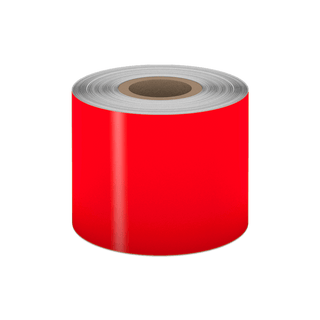 Red Fluorescent Outdoor HiViz Tape