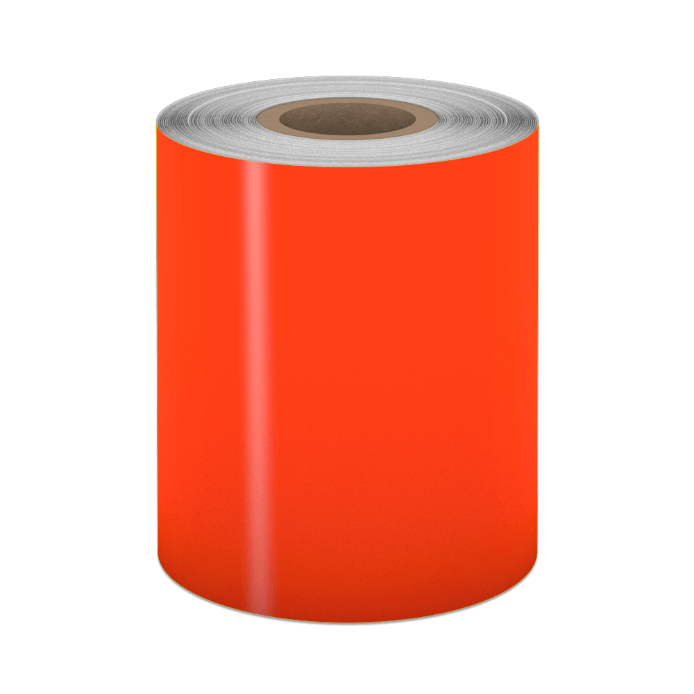 Red-Orange Fluorescent Outdoor HiViz Tape