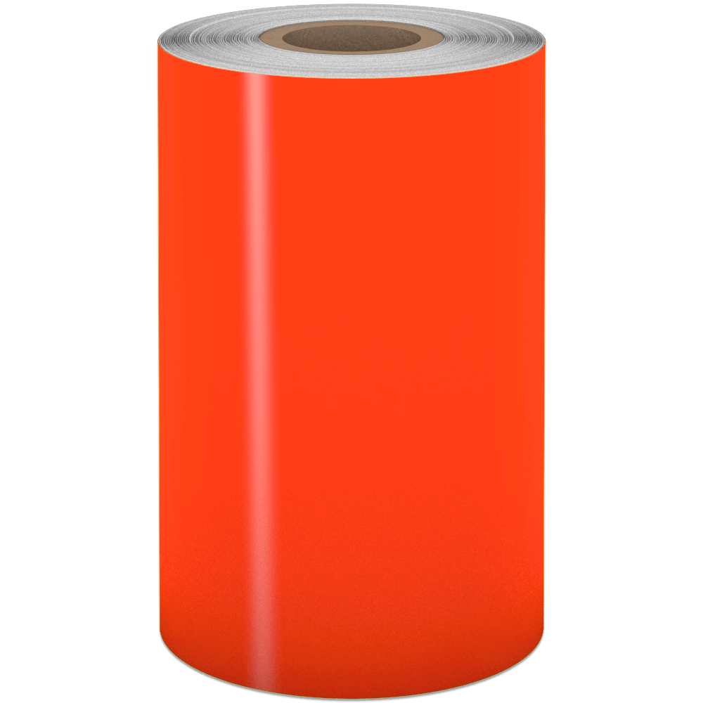 Red-Orange Fluorescent Outdoor HiViz Tape