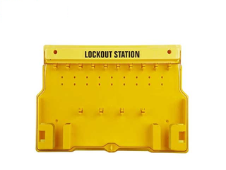 10 Lock Padlock Station