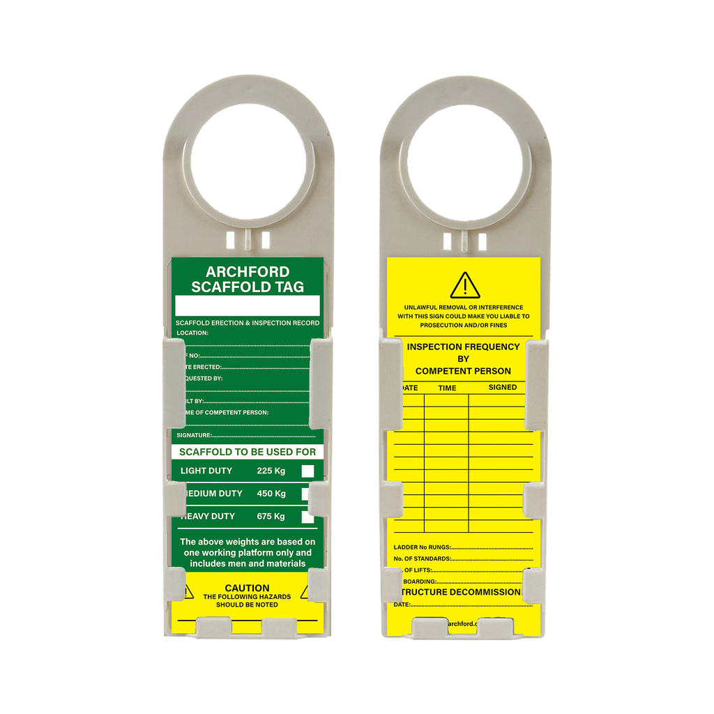 Archford Scaffold Tag Kit with Holder | Australia Wide Shipping